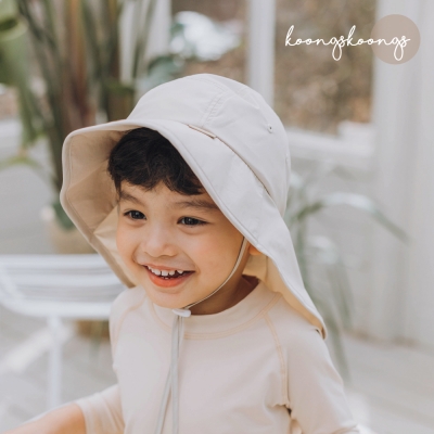 Koongs Koongs Wide Sun Hat [Egg Beige]