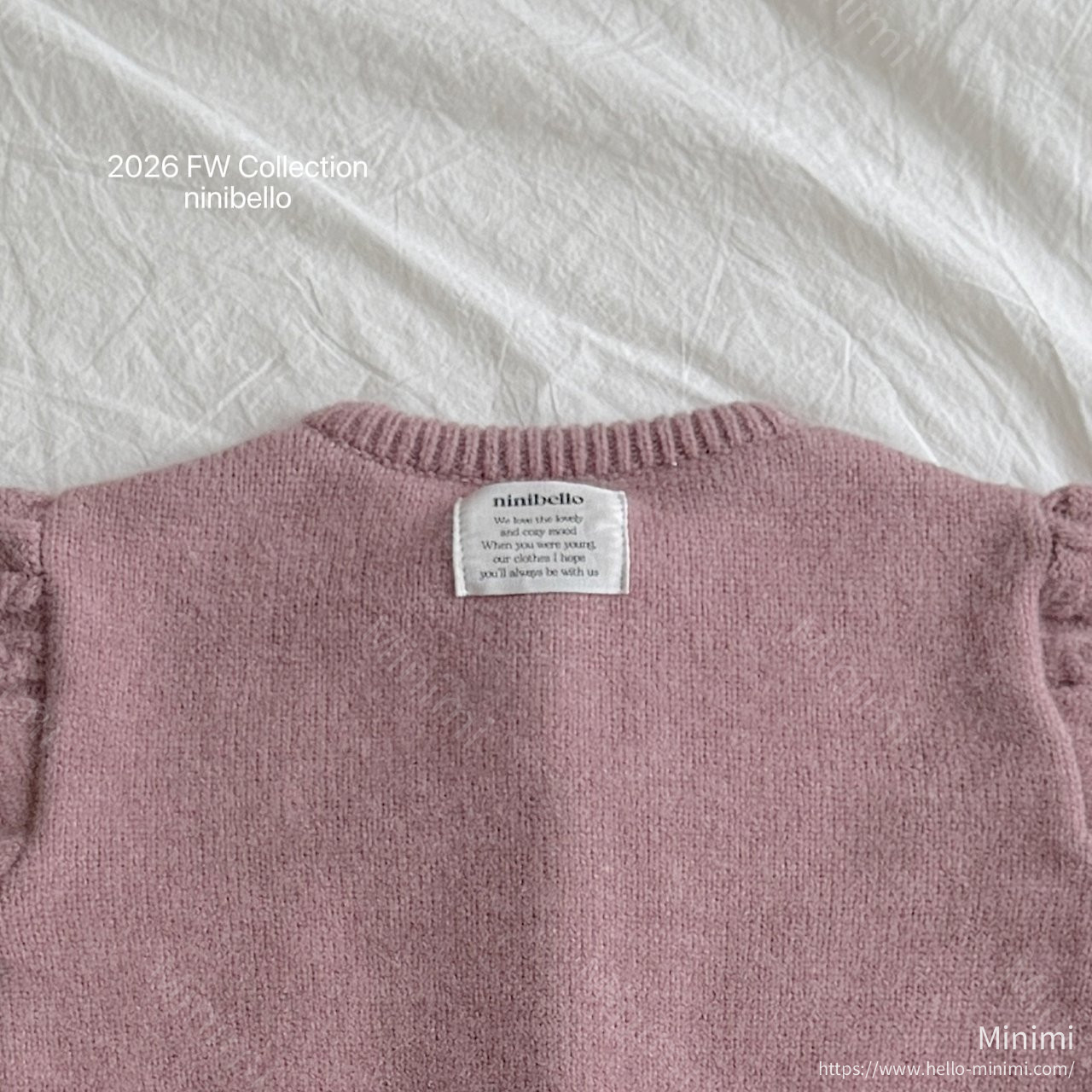 ninibello Mauve Knit Cardigan 細節圖 5