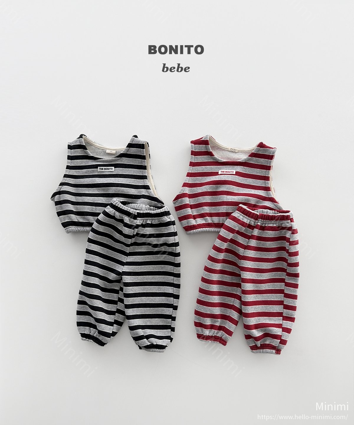 BONITO Stripe Vest Set 細節圖 1