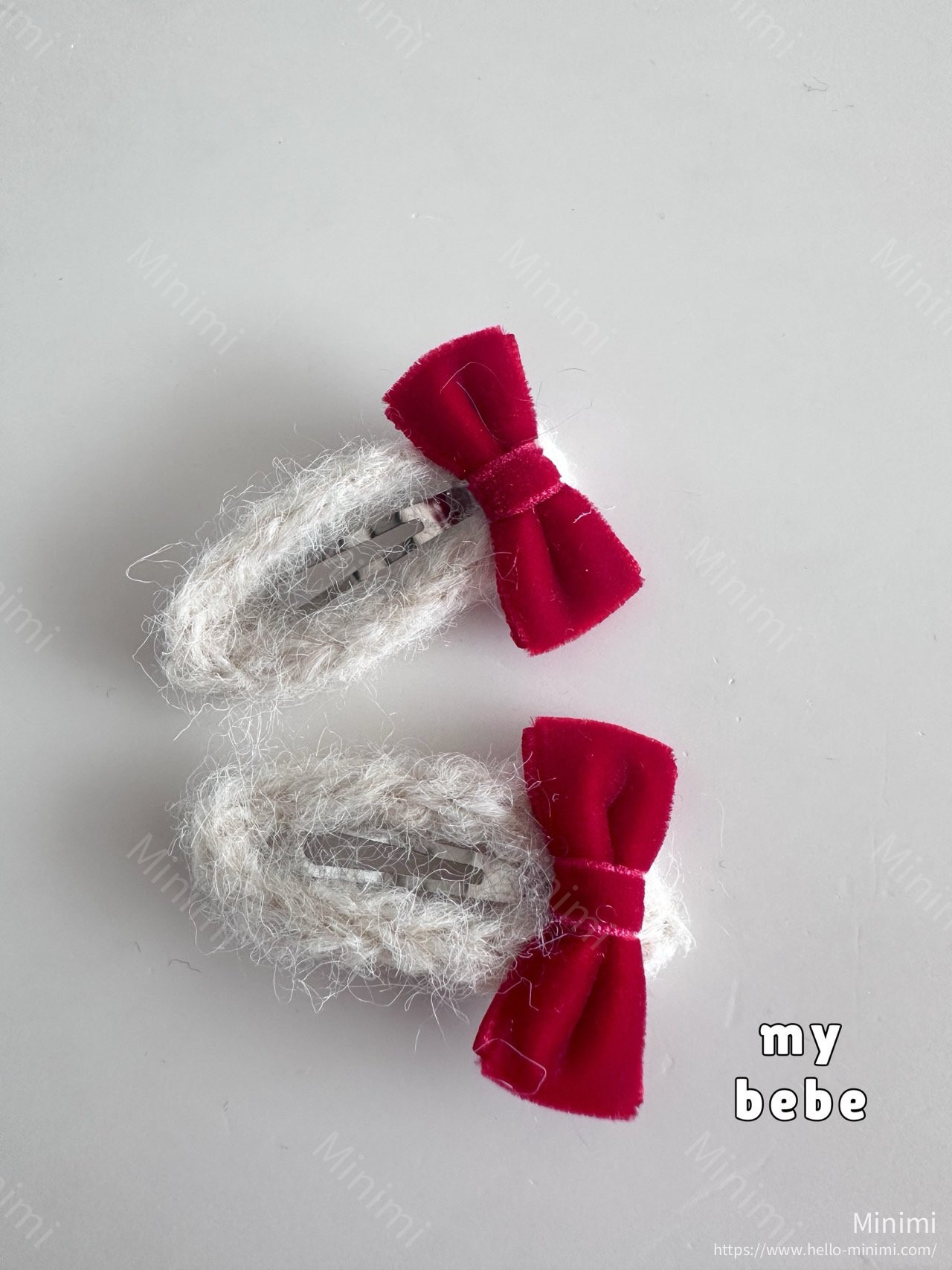 my_bébé Colorful Ribbon Hairpin Set 細節圖 4