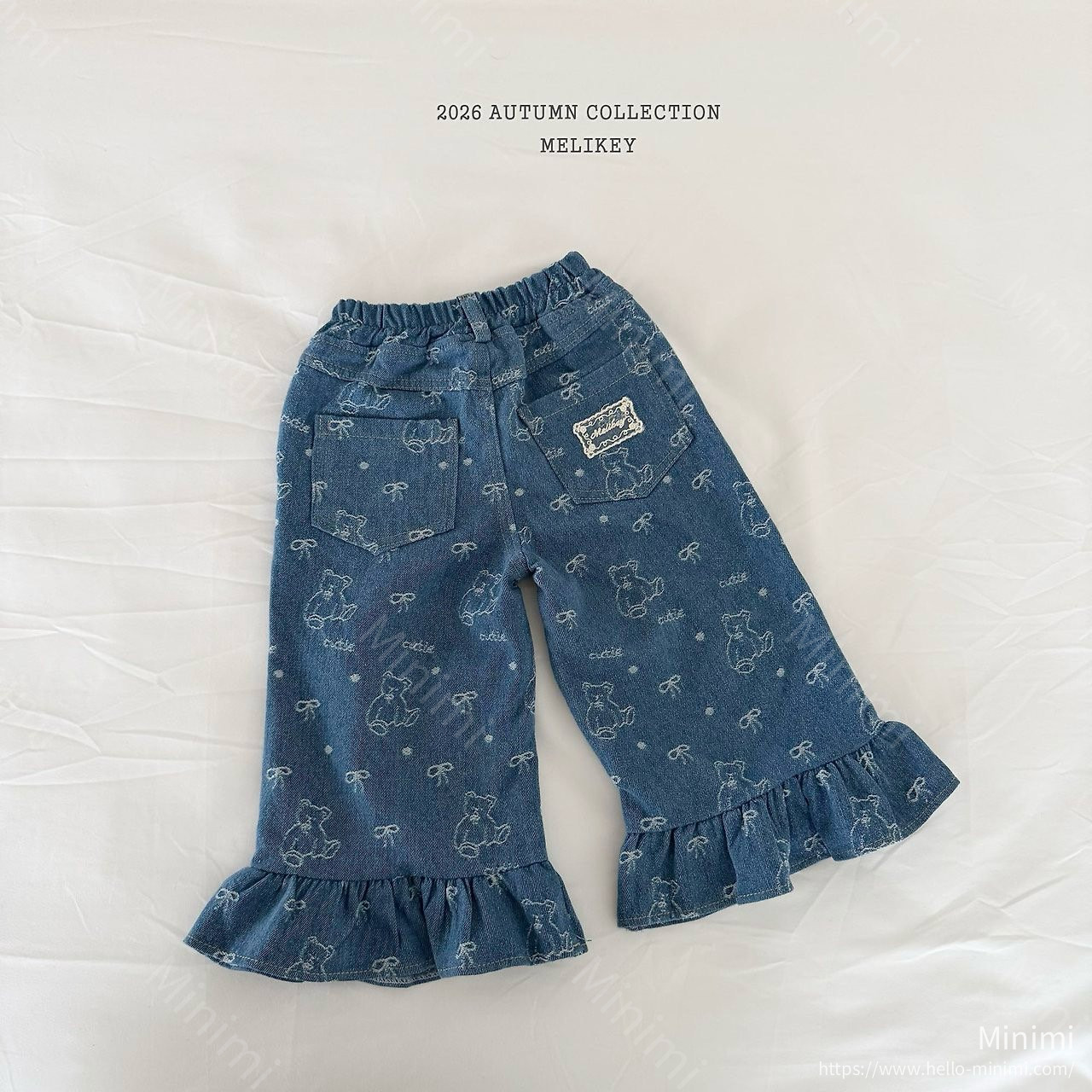 Melikey Bear Frill Jeans 細節圖 2