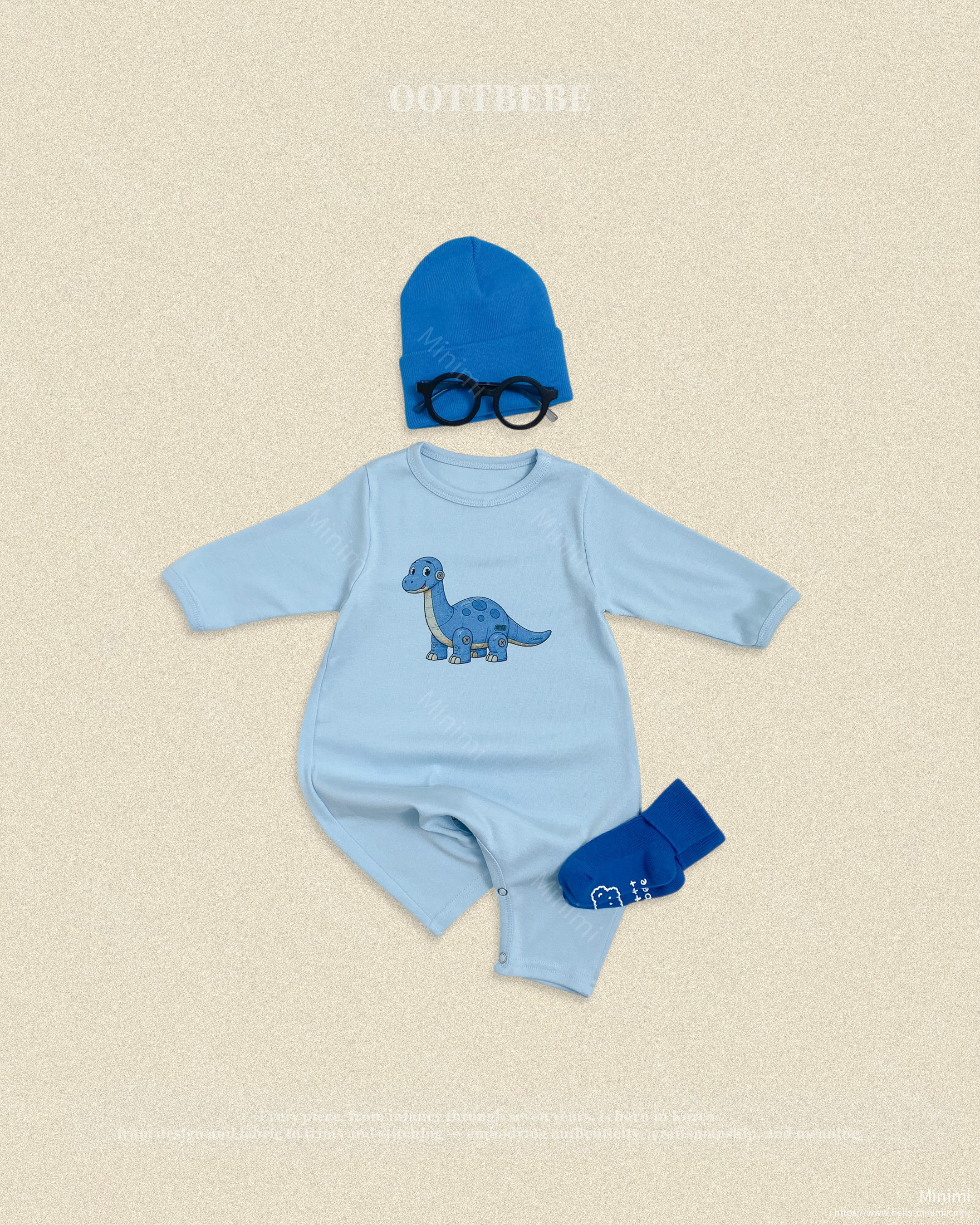 oott bebe Robot Dinosaur Full Bodysuit 細節圖 4