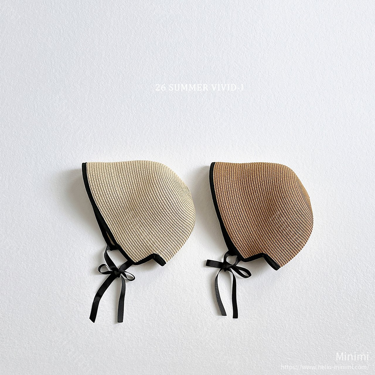 VIVID-I Strap Bonnet Hat - 韓國童裝代購主圖