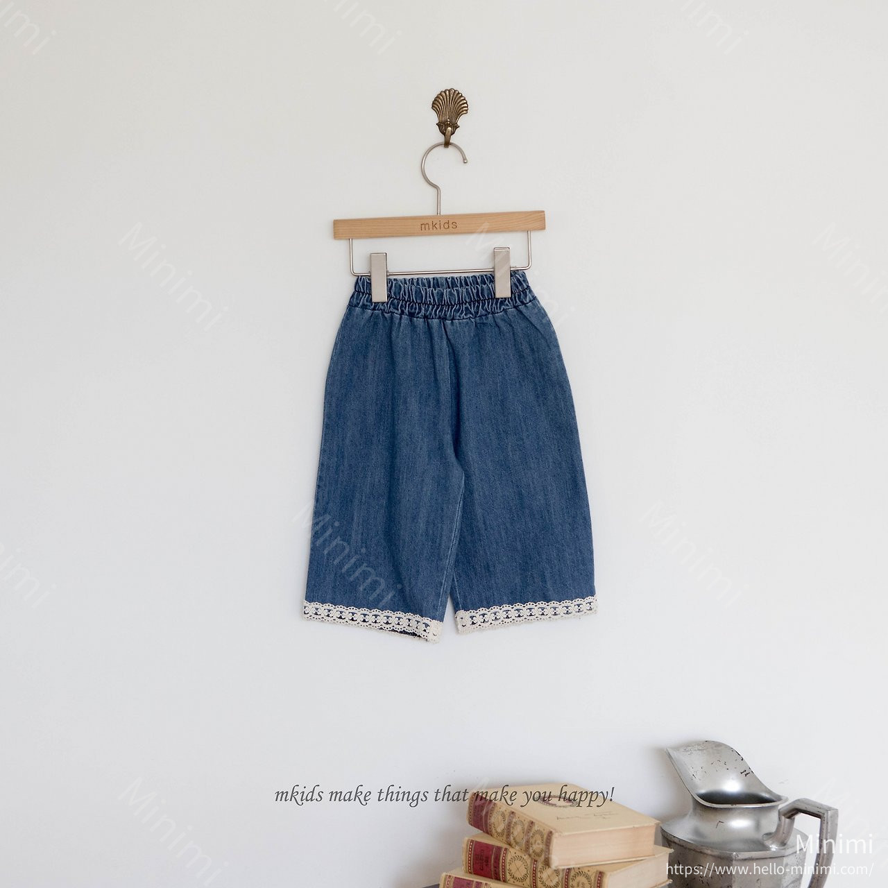 mkids Helen Denim Pants - 韓國童裝代購主圖