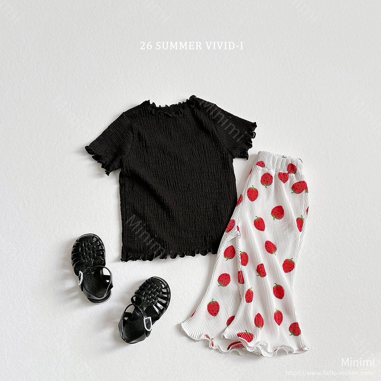 VIVID-I Yoryu Slub Fluted T-Shirt 細節圖 13