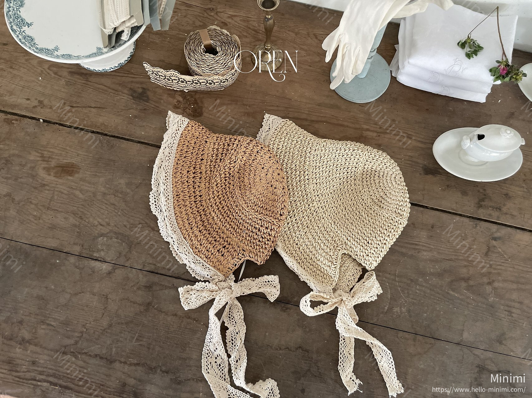 Melia Straw Bonnet
