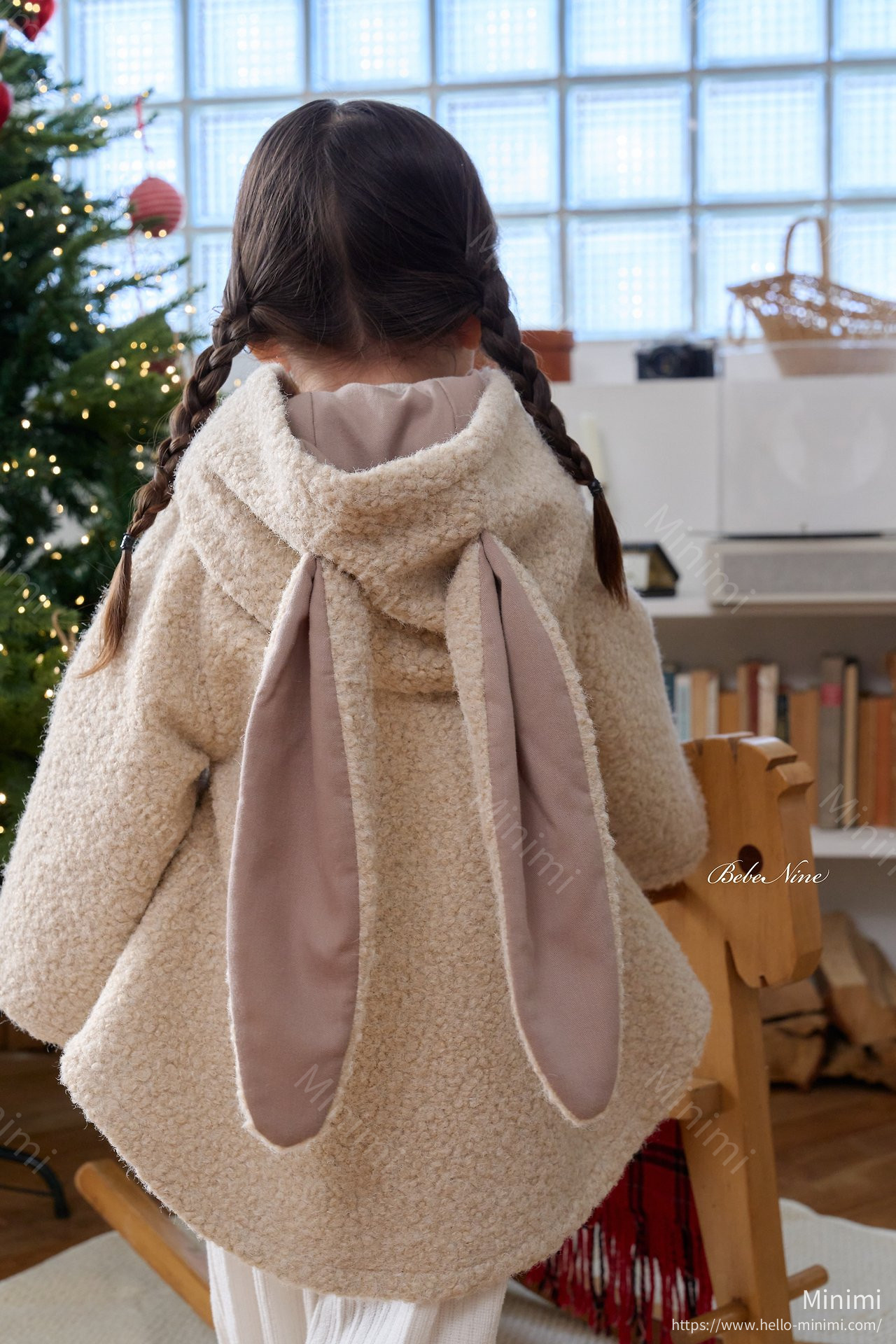 bebe nine Rabbit Cape Coat 細節圖 5