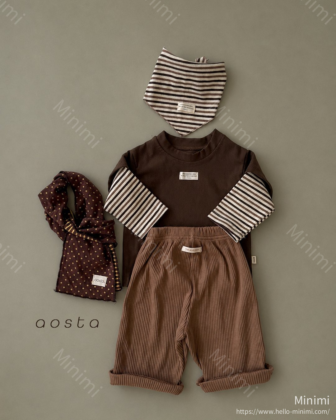 Aosta atelier Choco Chip Muffler 細節圖 7
