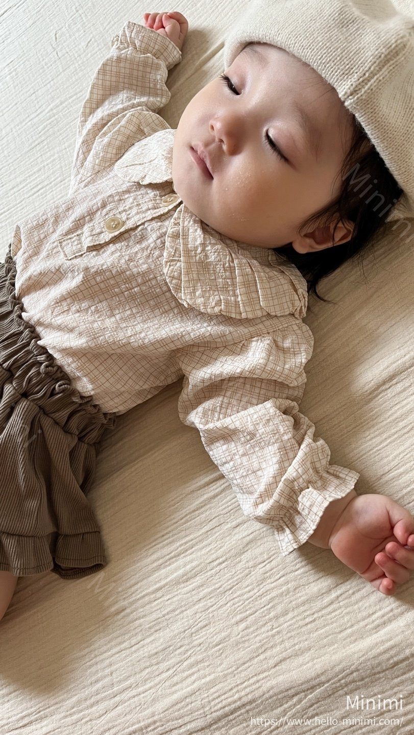 mimi-market Check Balloon Blouse 細節圖 7