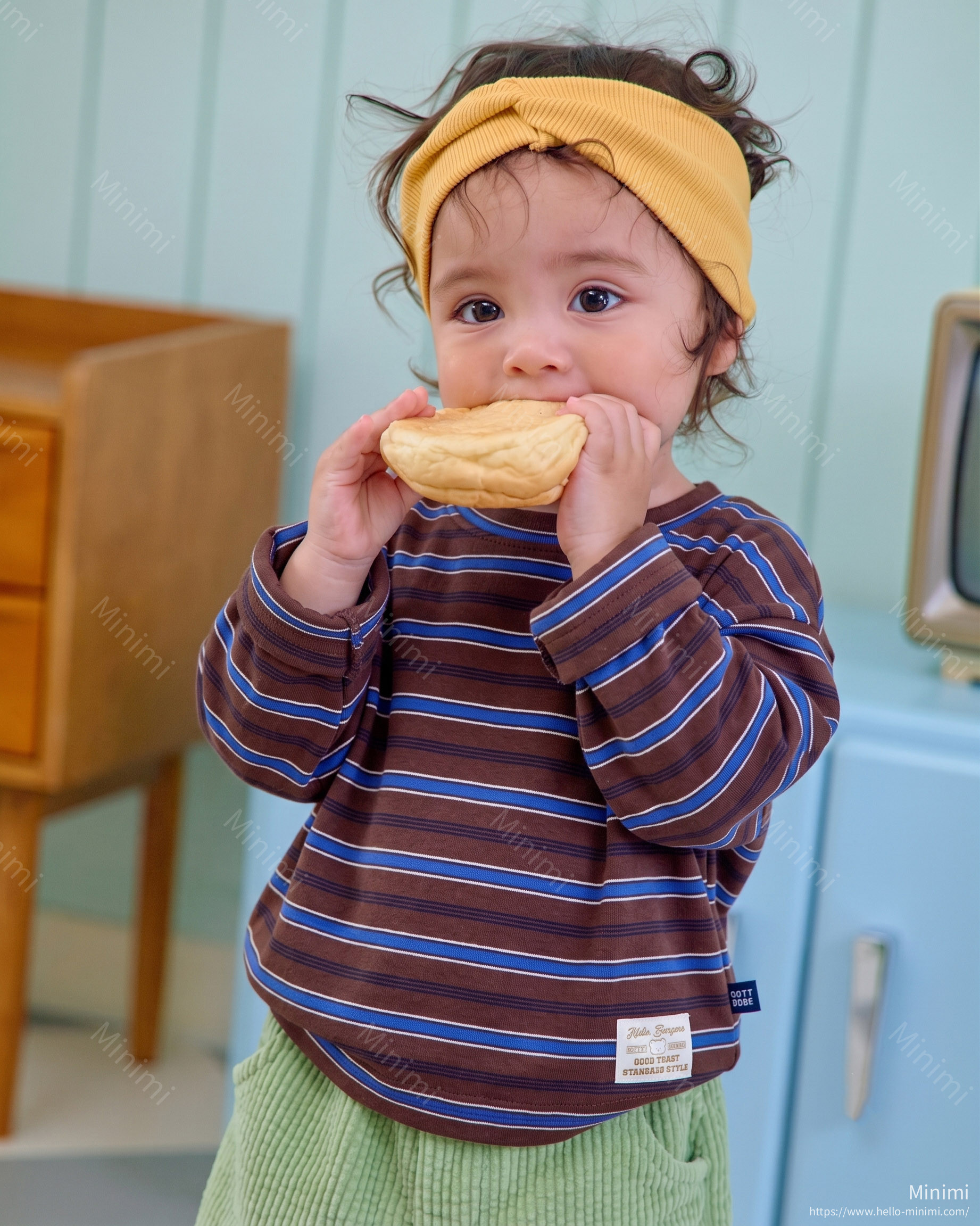 oott bebe Tomboy Ribbed T-shirt (Kids) 細節圖 24