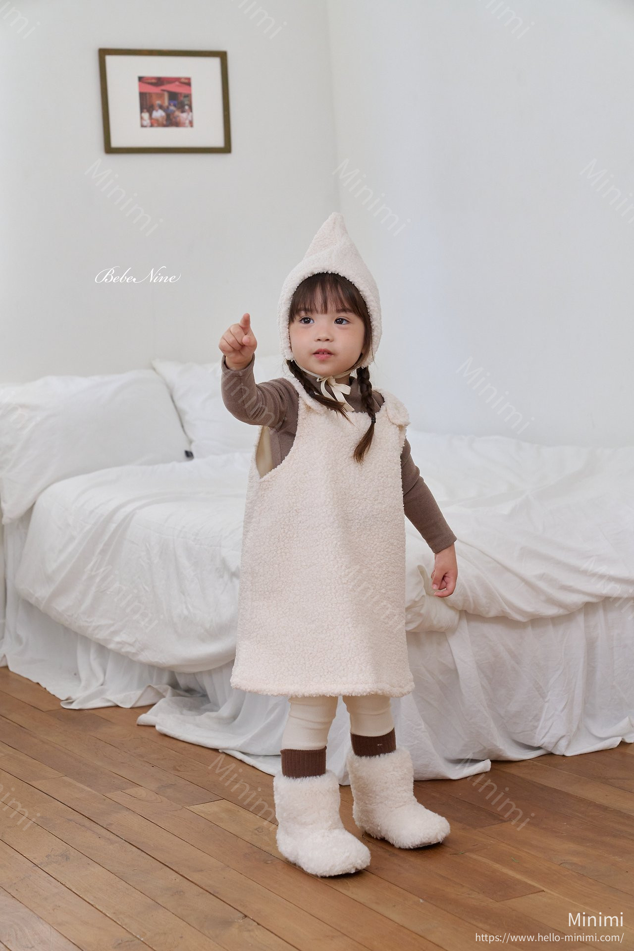 bebe nine Poodle Pinafore Dress 細節圖 15