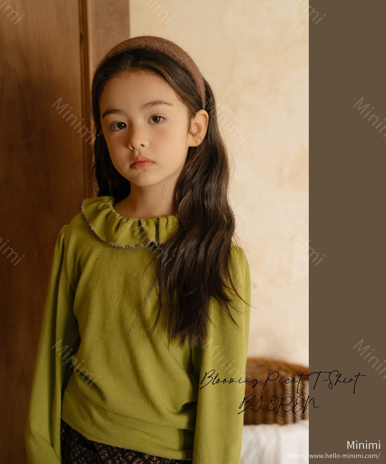 Oren Blooming Frill Picot T-Shirt 韓國童裝現貨