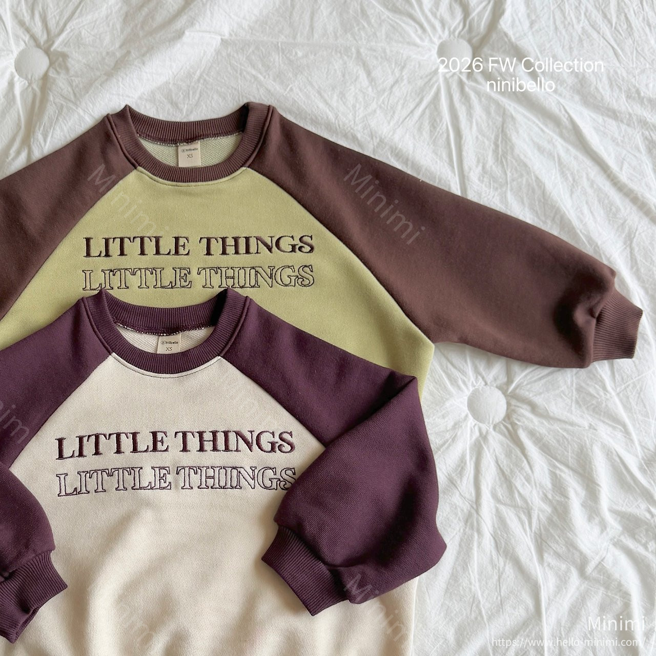 ninibello Little Raglan Sweatshirt 細節圖 1