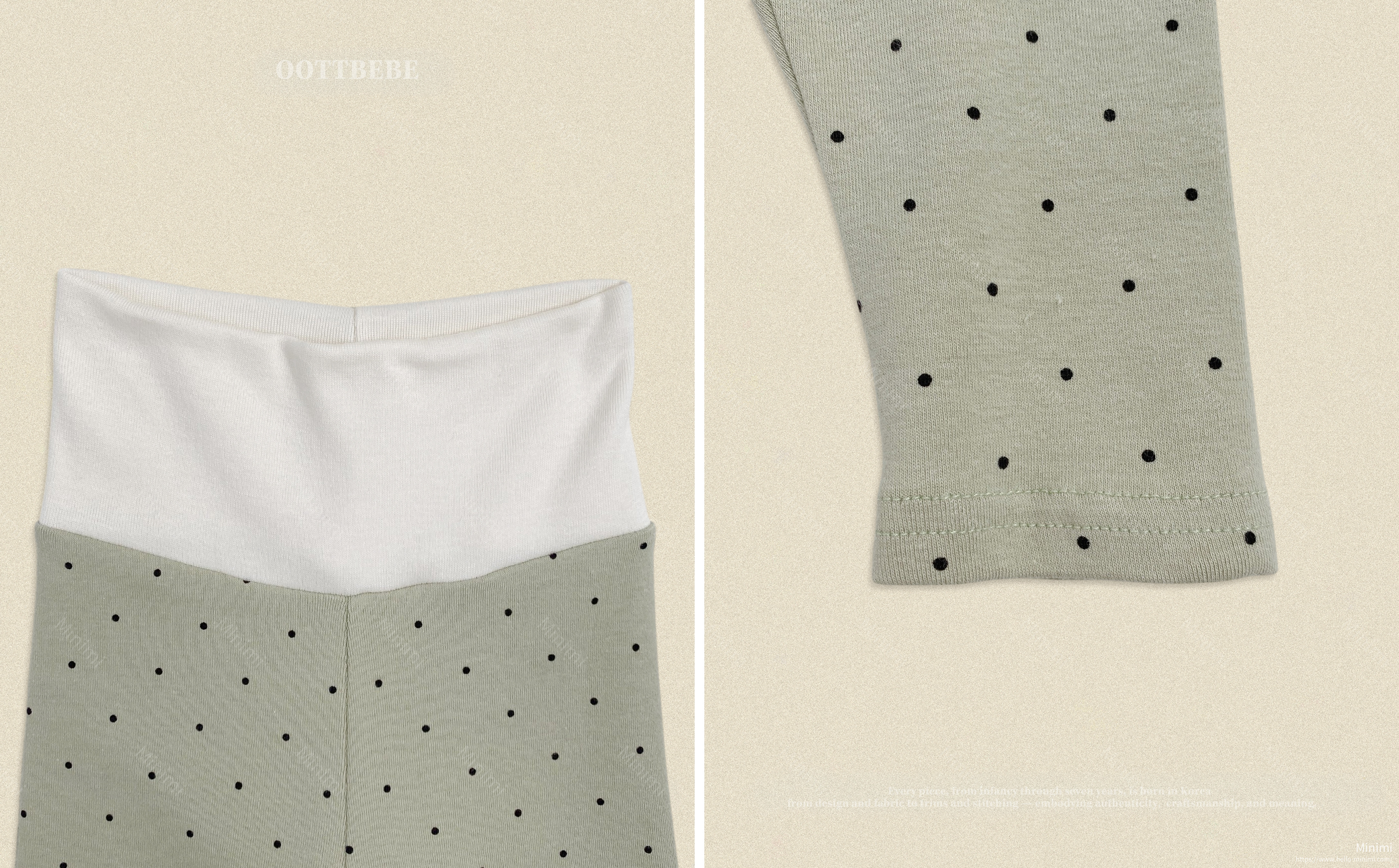 oott bebe Chouchou Dot Bodysuit 細節圖 9