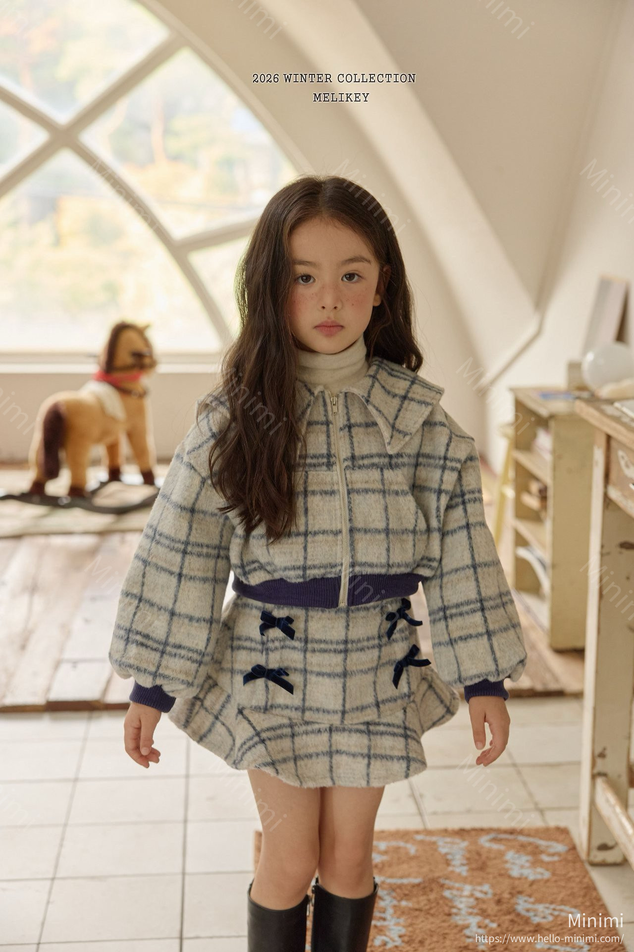 Melikey Check Ribbon Frill Skirt 細節圖 33