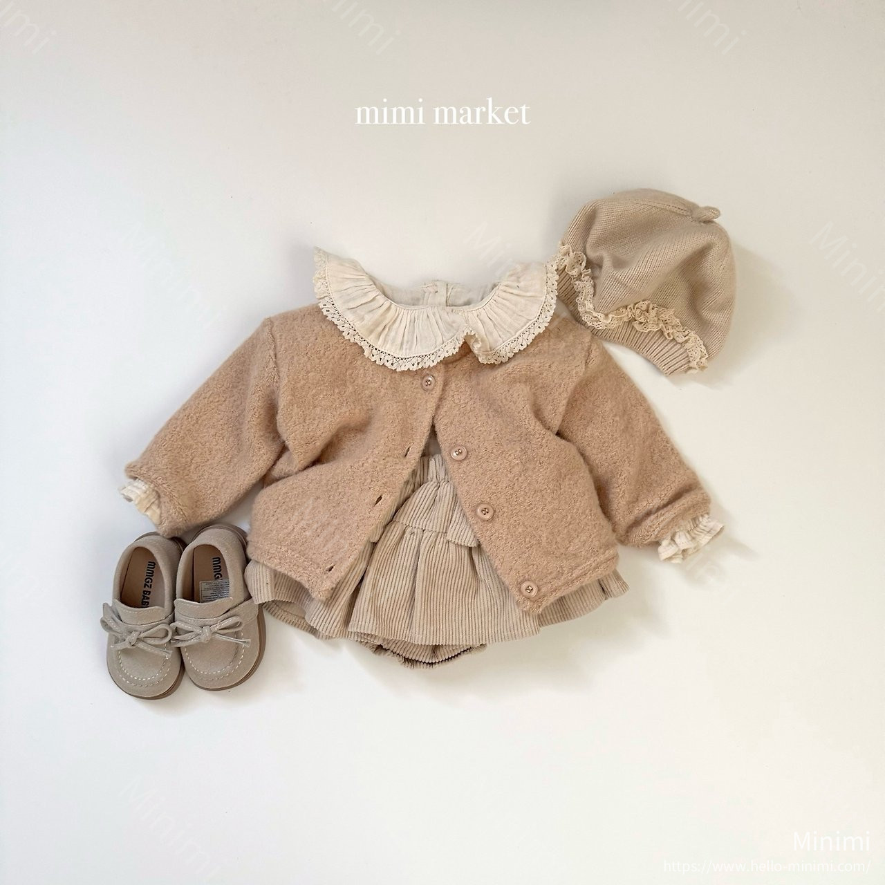 mimi-market Fury Collar Blouse 細節圖 3