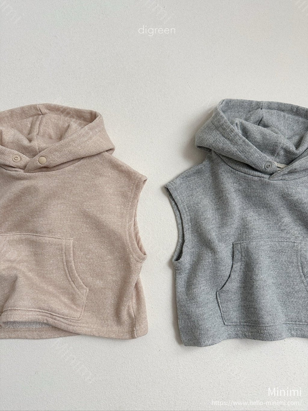 digreen Woody Hooded Vest 細節圖 1