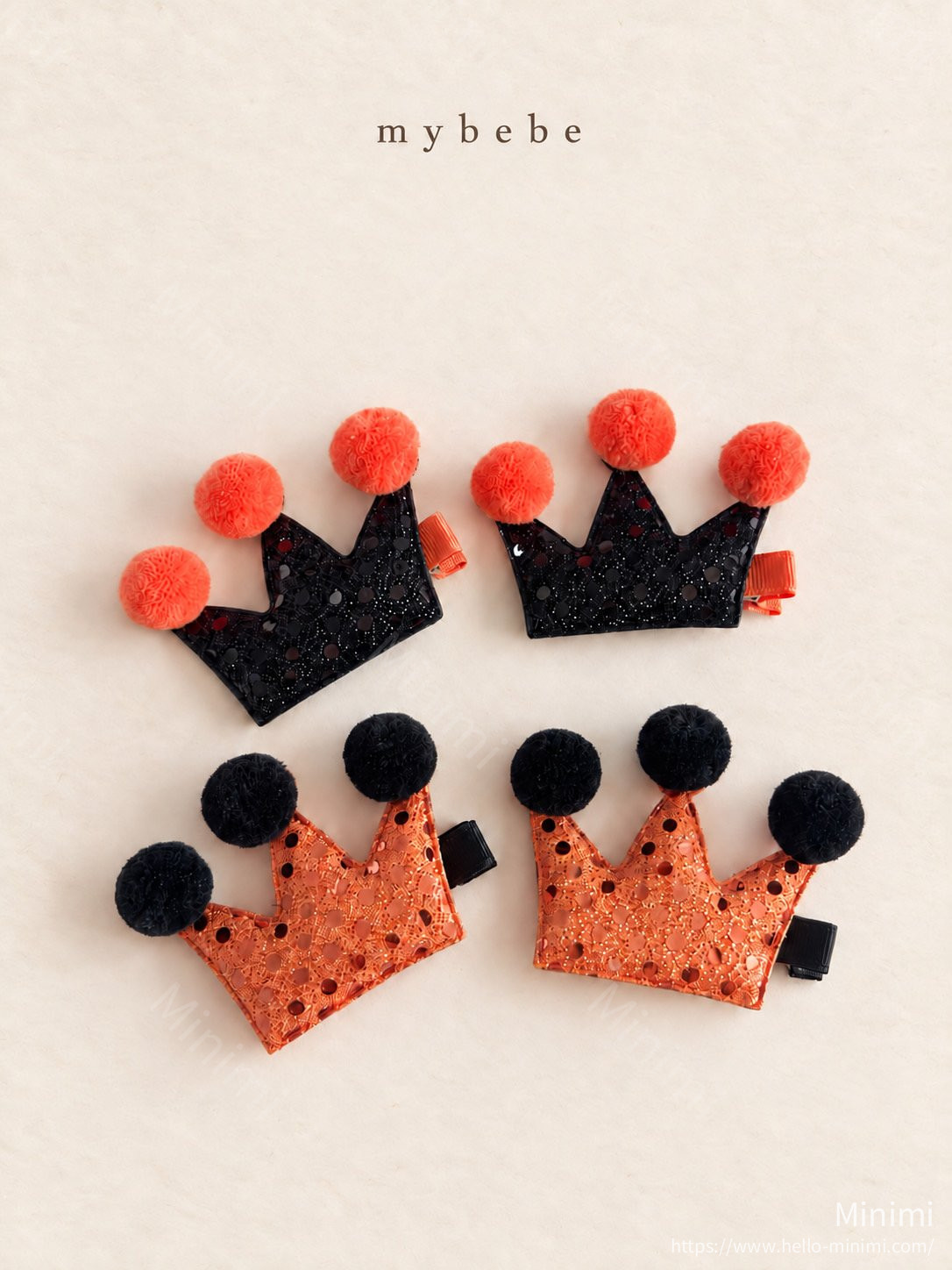 my_bébé Halloween Crown Hairpin 細節圖 1