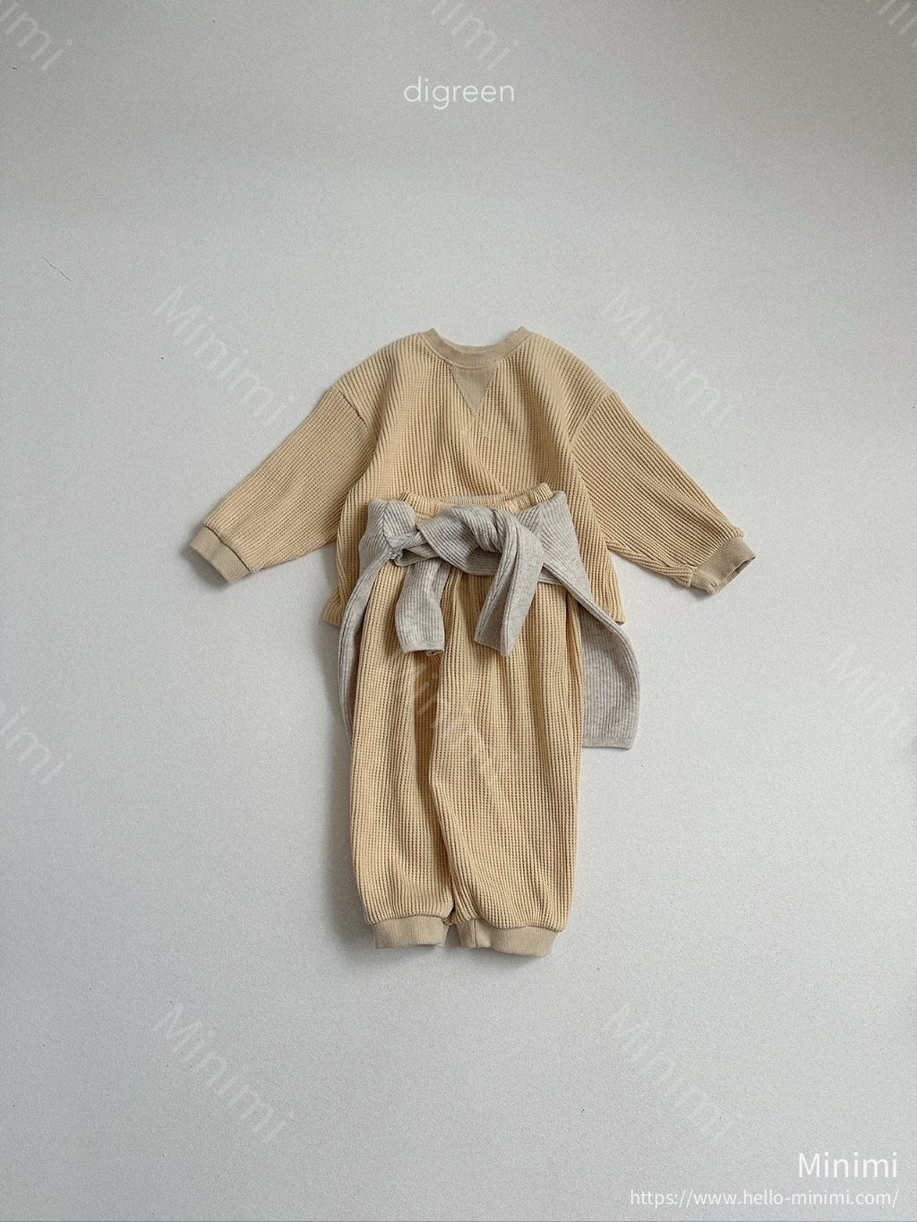 digreen Flat Waffle Pants 細節圖 7