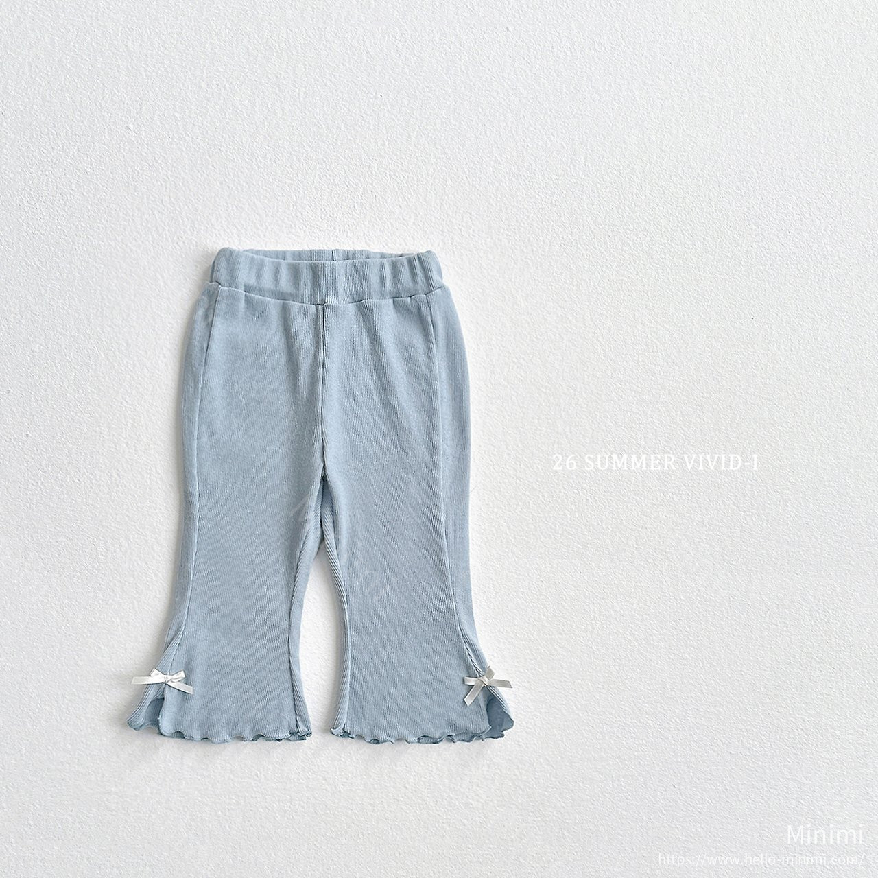 VIVID-I Ribbon Slit Fluted Cropped Pants 細節圖 1