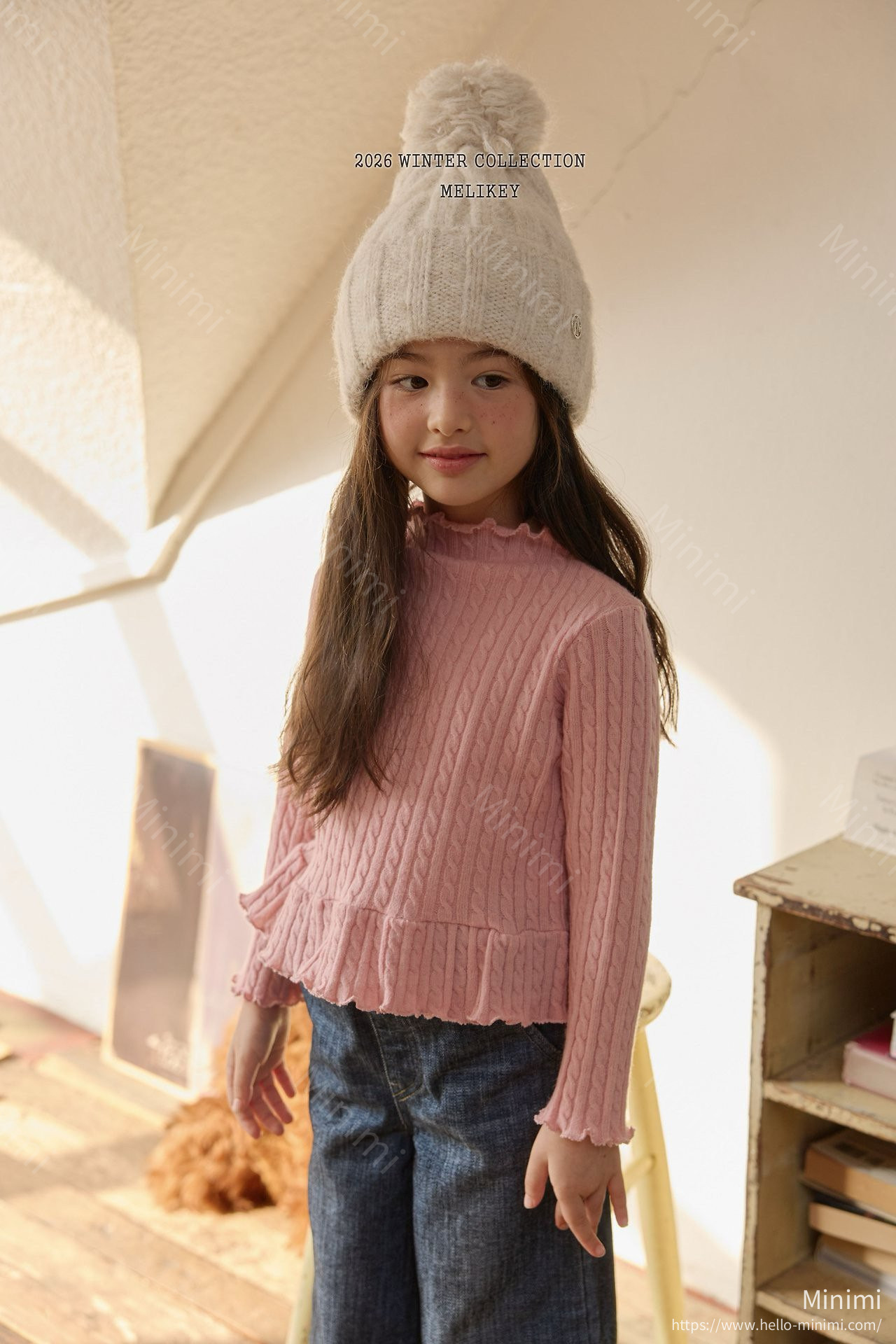 Melikey Cable Knit Frill Tee 細節圖 2