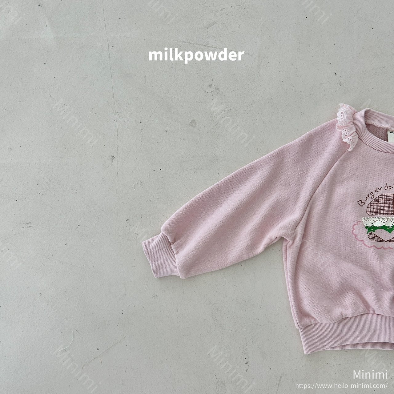 milkpowder Burger Sweatshirt 細節圖 16