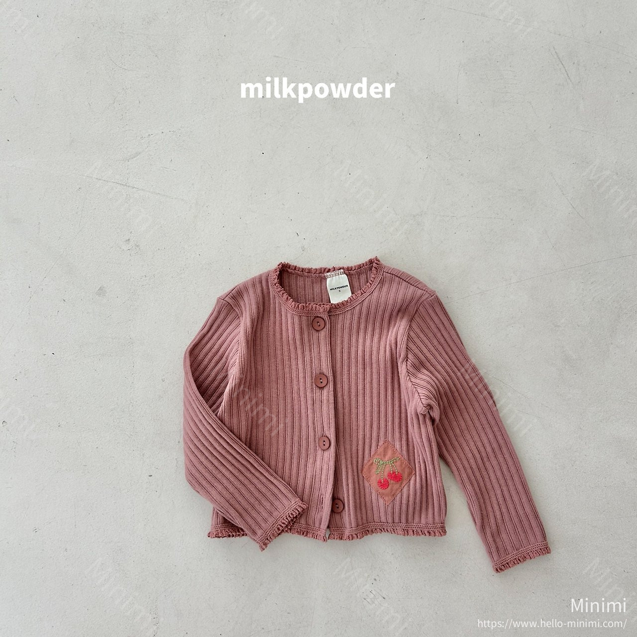 milkpowder Cherry Cardigan 細節圖 12