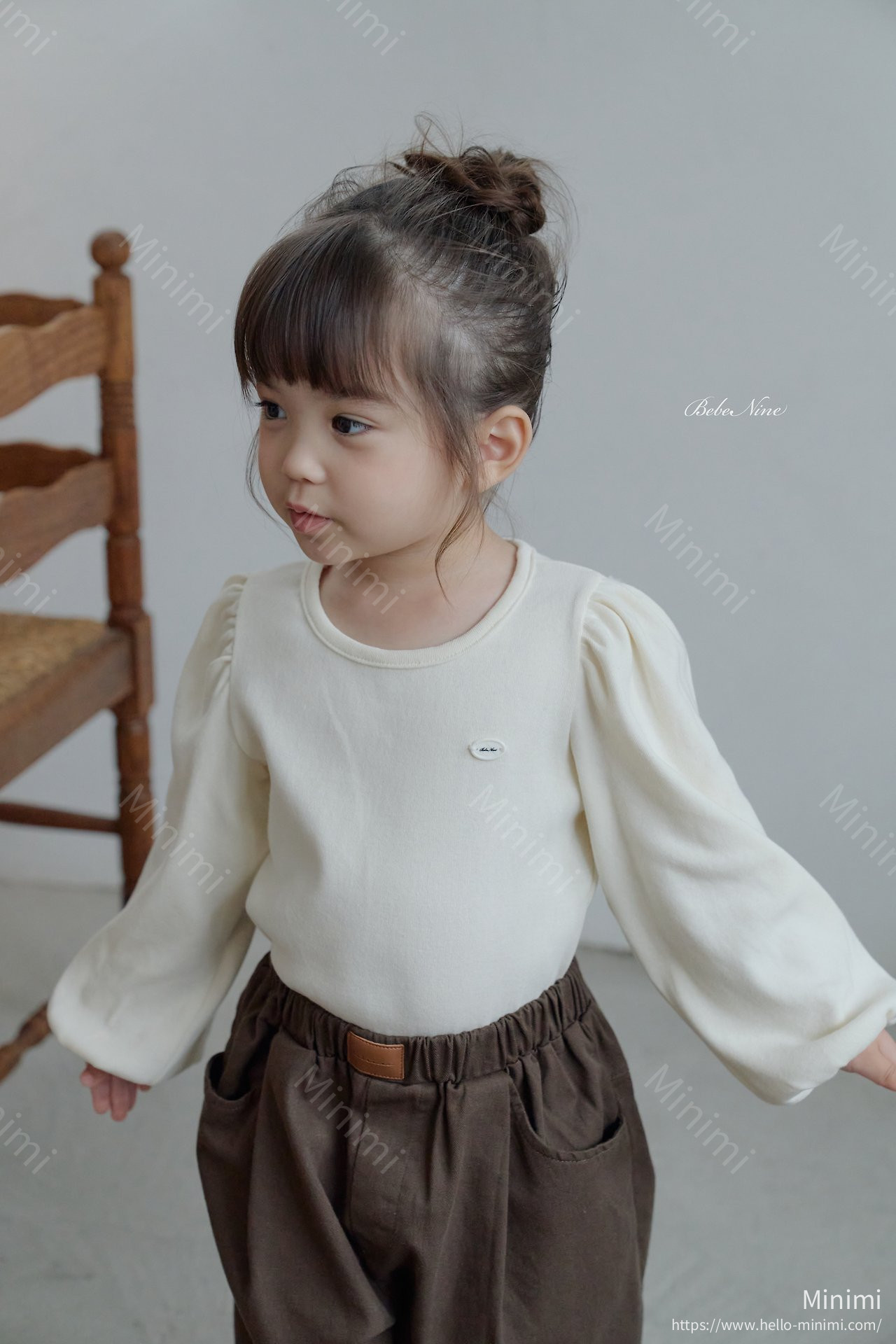 bebe nine Madome Balloon Tee 細節圖 6