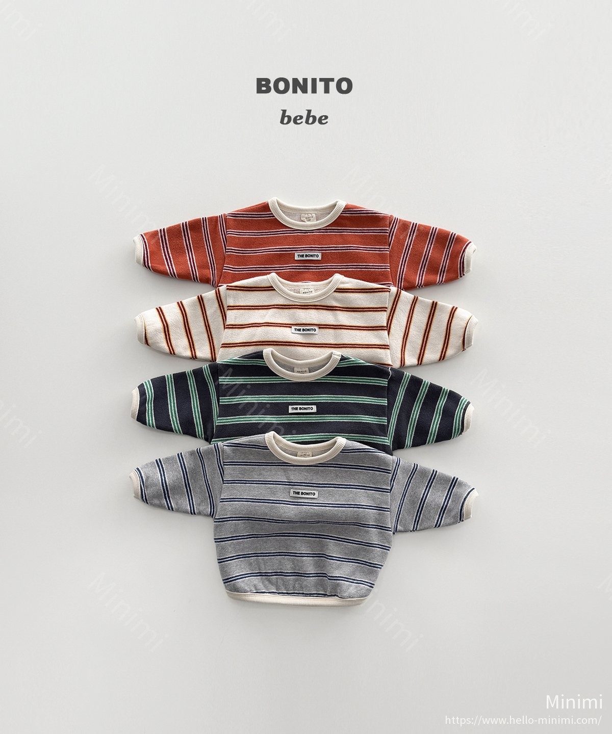 BONITO Seven Binding Sweatshirt - 韓國童裝代購主圖