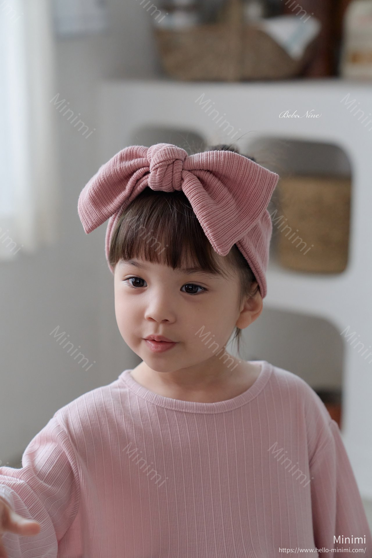 bebe nine Mare Ribbon Headband 韓國童裝現貨