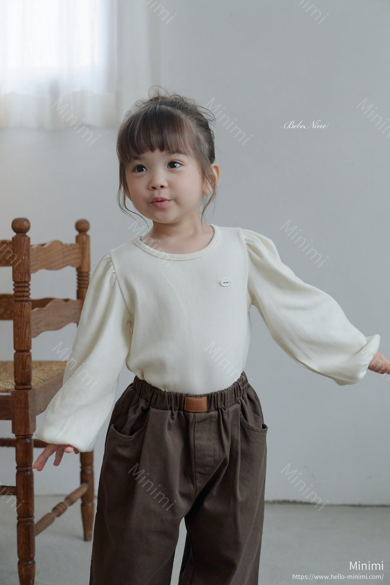 bebe nine Madome Balloon Tee 細節圖 4