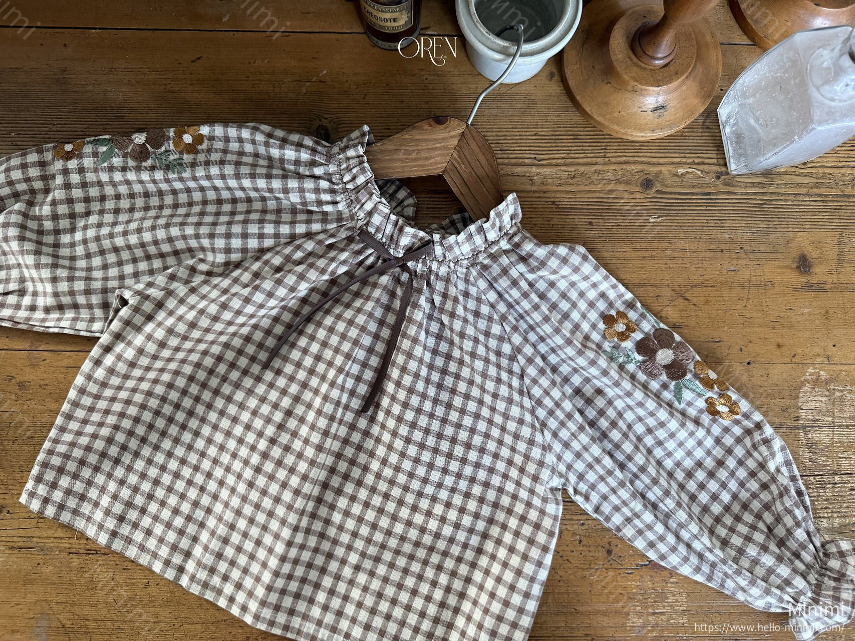 Oren Manon Check Blouse 細節圖 55