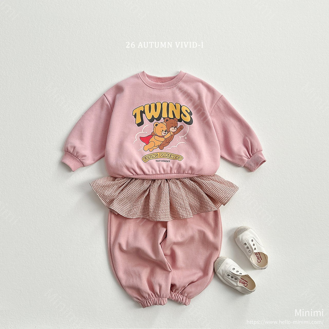 VIVID-I Check Frill Jogger 細節圖 3