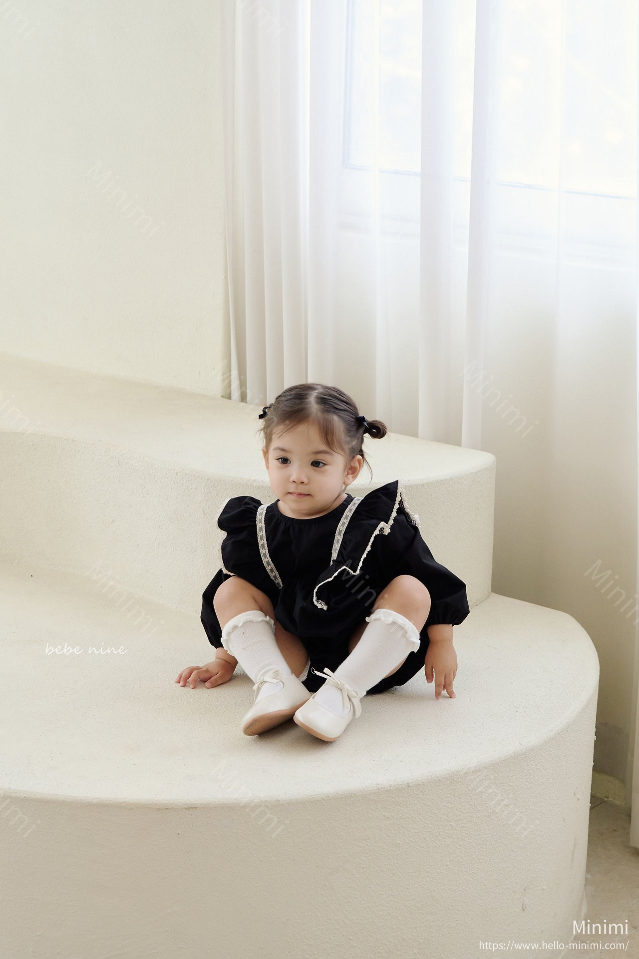 bebe nine Nine Frill Knee Socks Set 細節圖 8