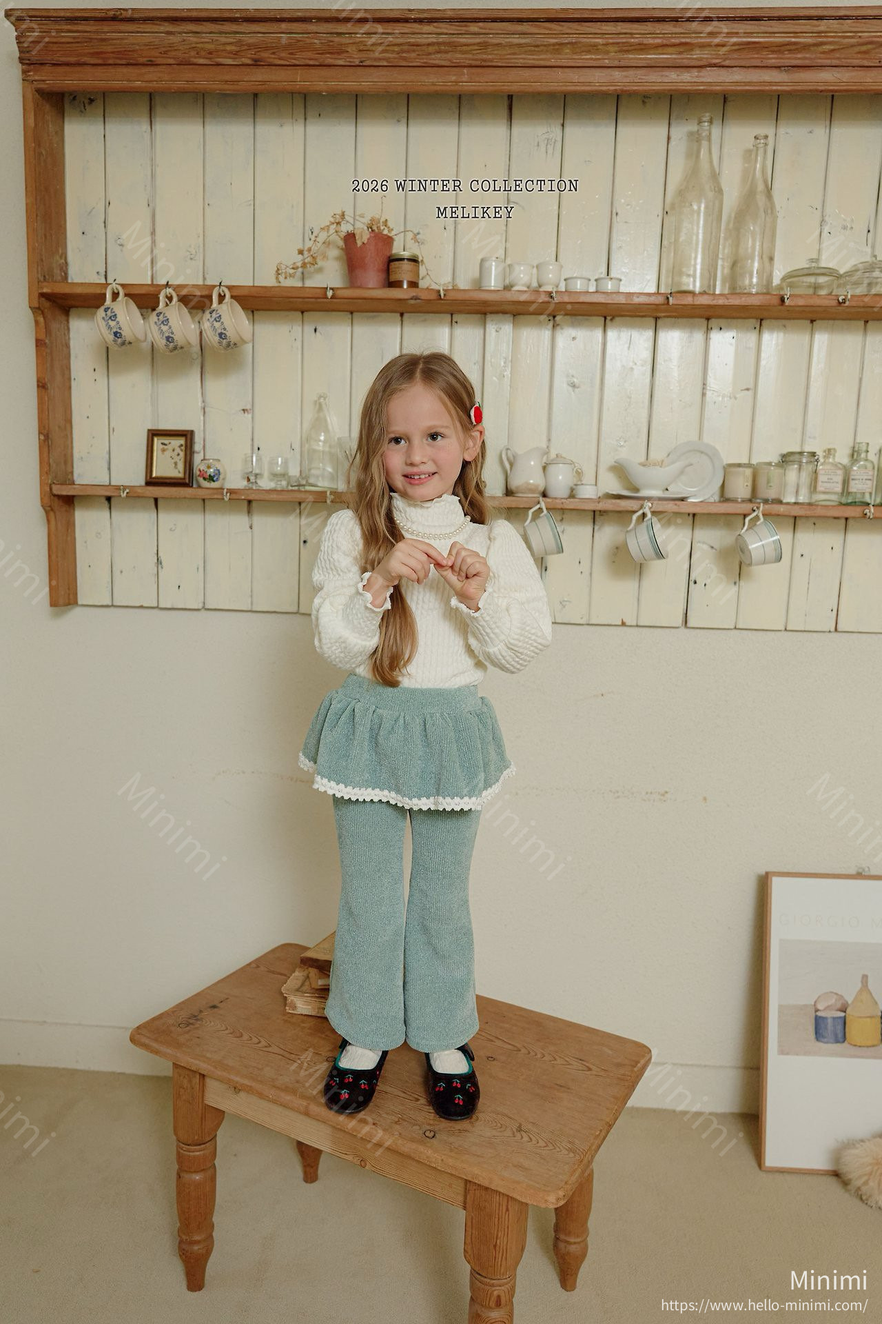 Melikey Frill Velour Bootcut 細節圖 3