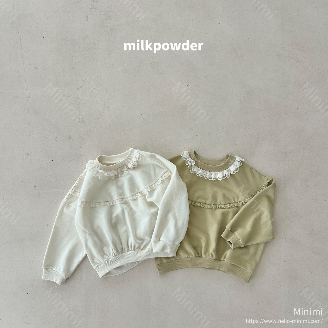 milkpowder Olive Sweatshirt 細節圖 25