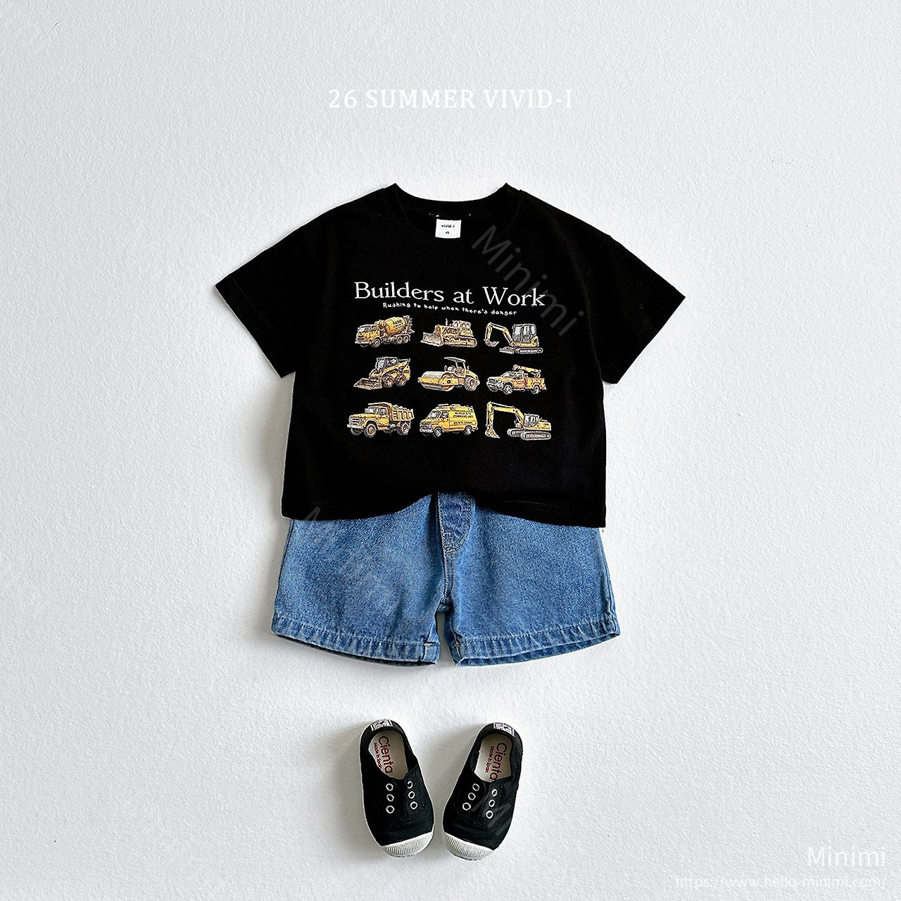 VIVID-I Basic Denim Shorts 細節圖 6