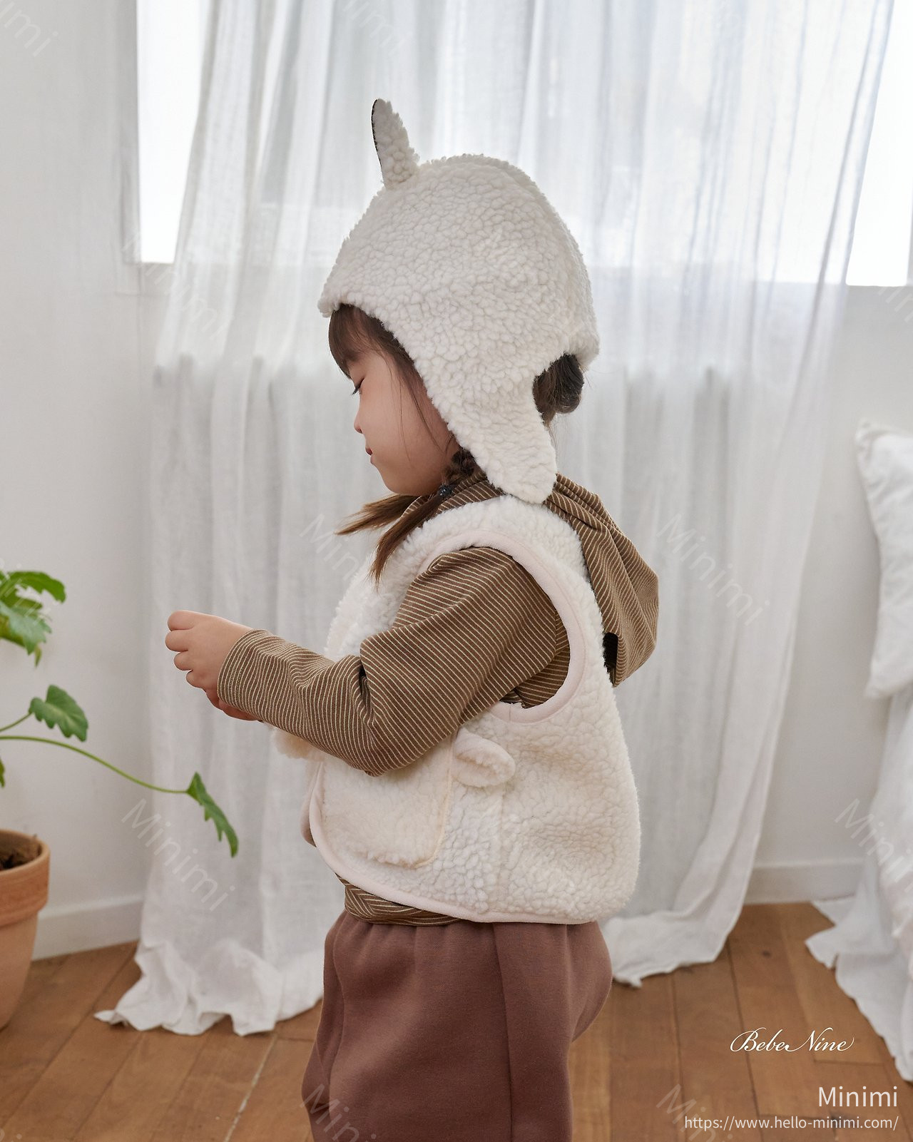 bebe nine Little Lamb Bonnet 細節圖 10