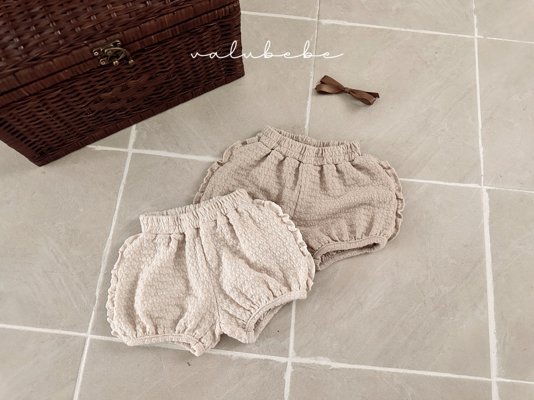 Jacquard Frill Pumpkin Pants