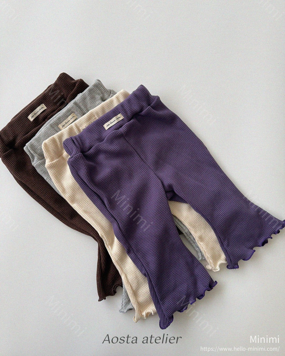 Aosta atelier Jelly Waffle Pants 細節圖 2