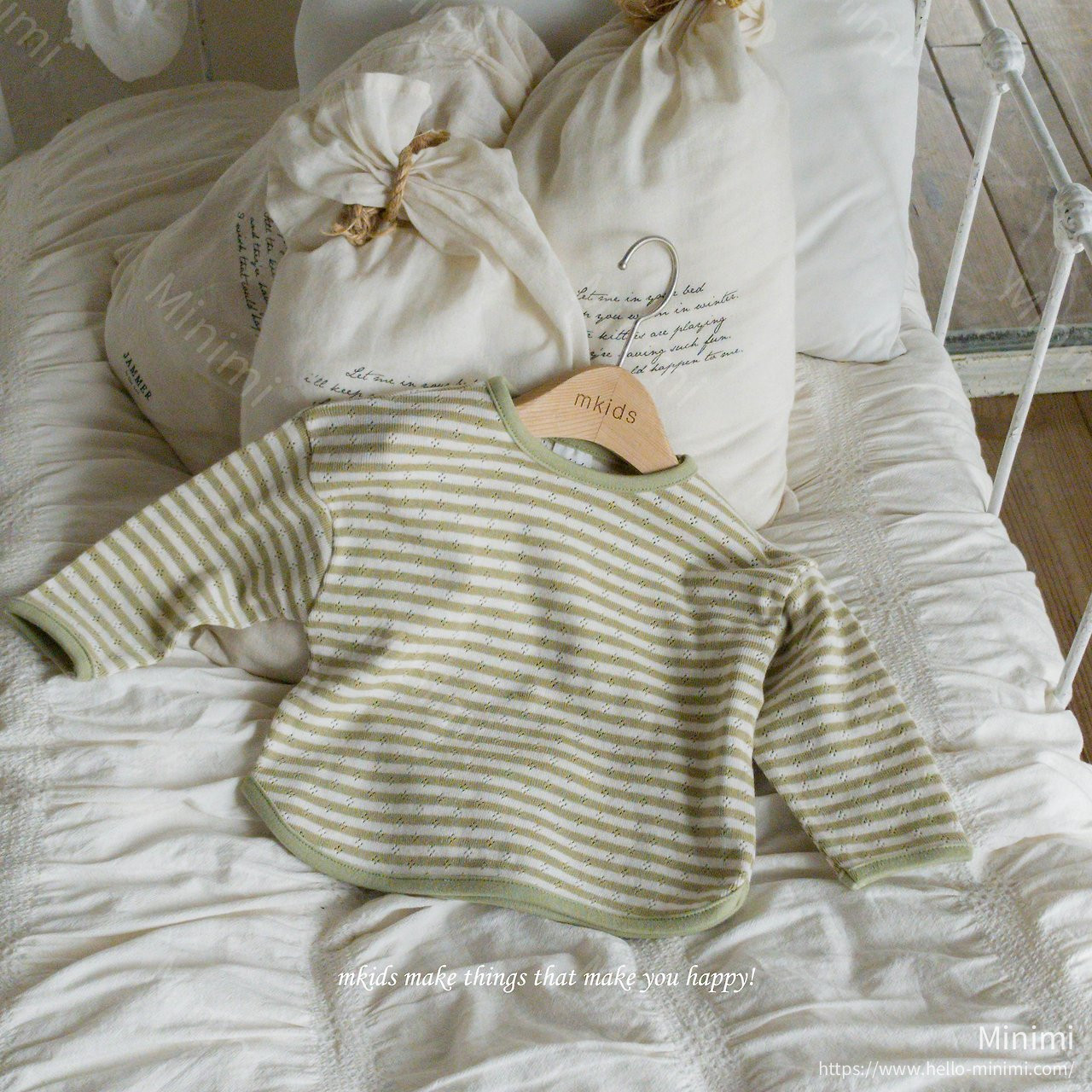 mkids Bonbon Stripe Tee 細節圖 4