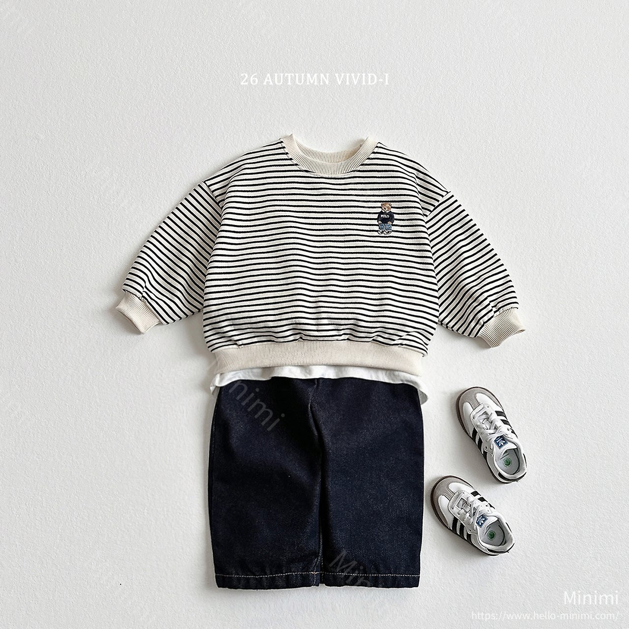 VIVID-I Stripe Bear Embroidery Set 細節圖 14