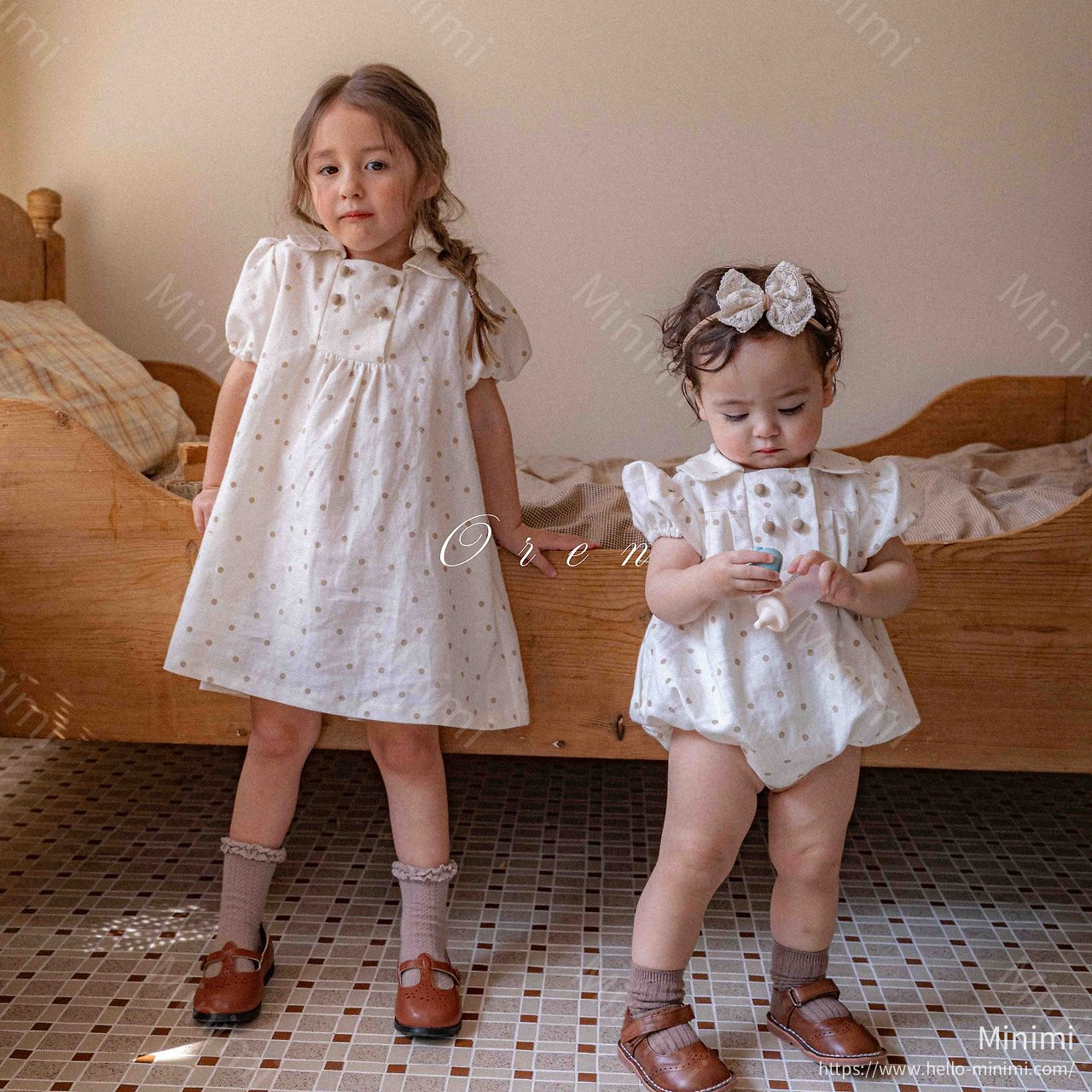 Noah Double Button Dress