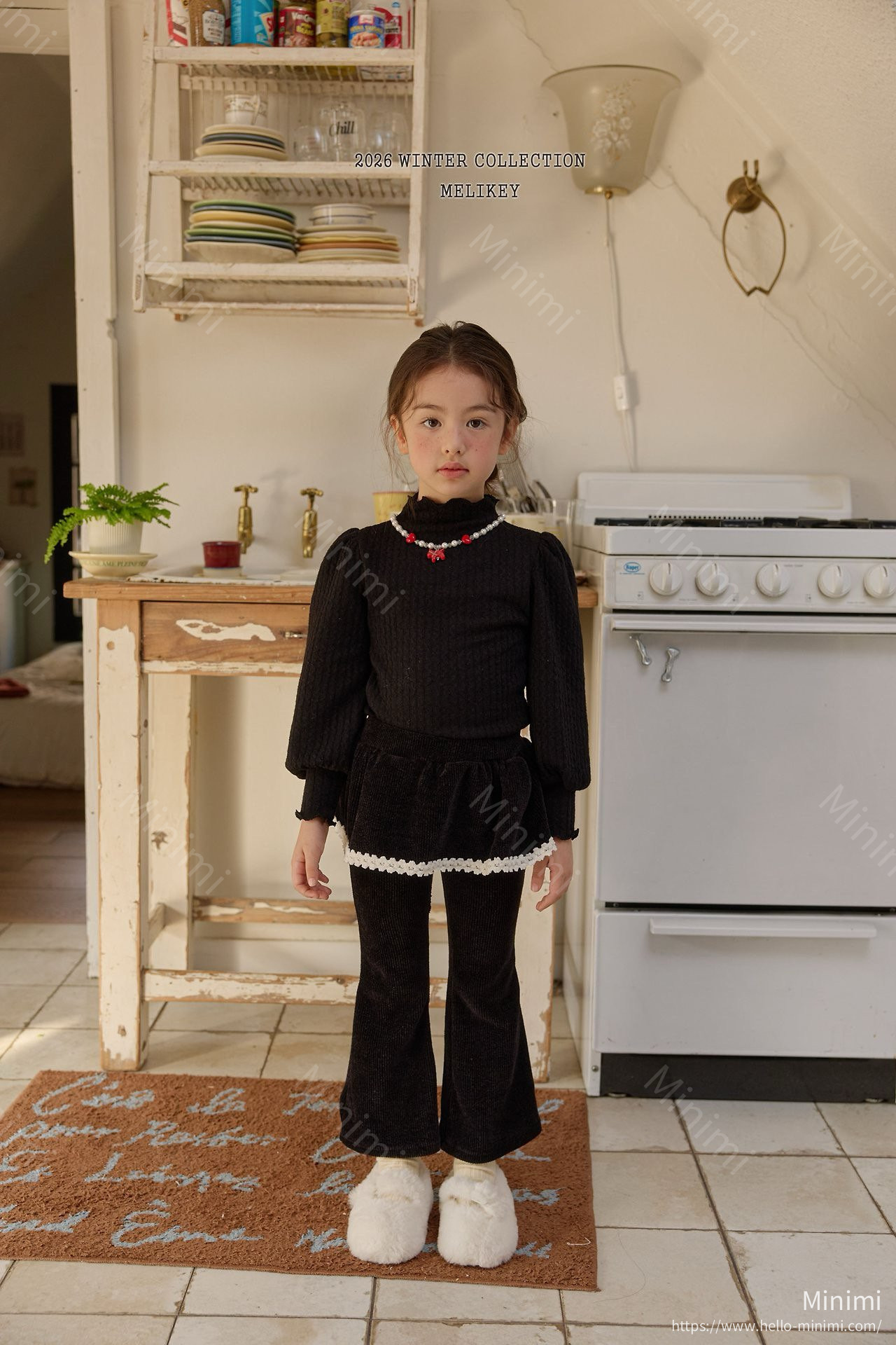 Melikey Frill Velour Bootcut 細節圖 13