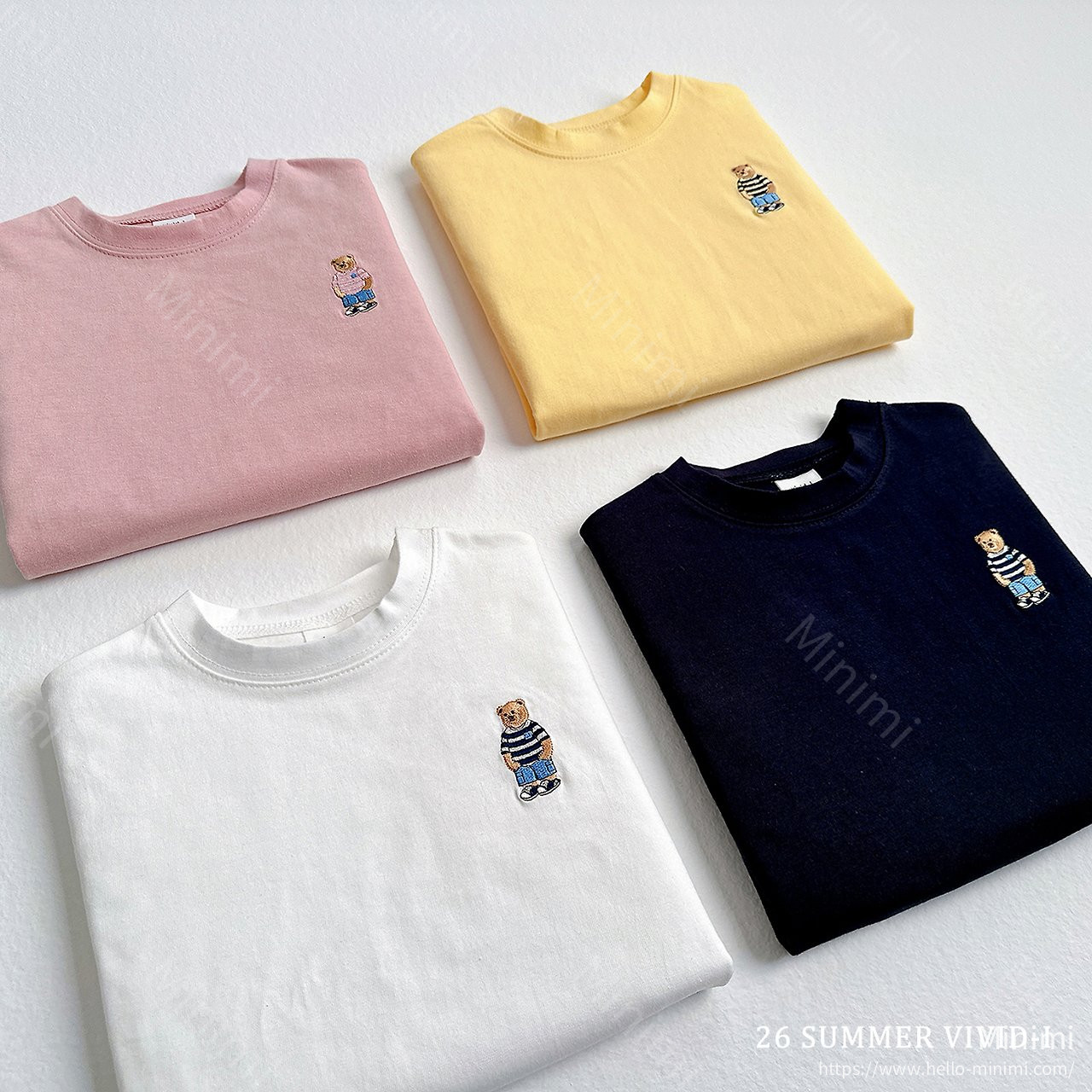 VIVID-I Bear Embroidery T-Shirt 細節圖 1