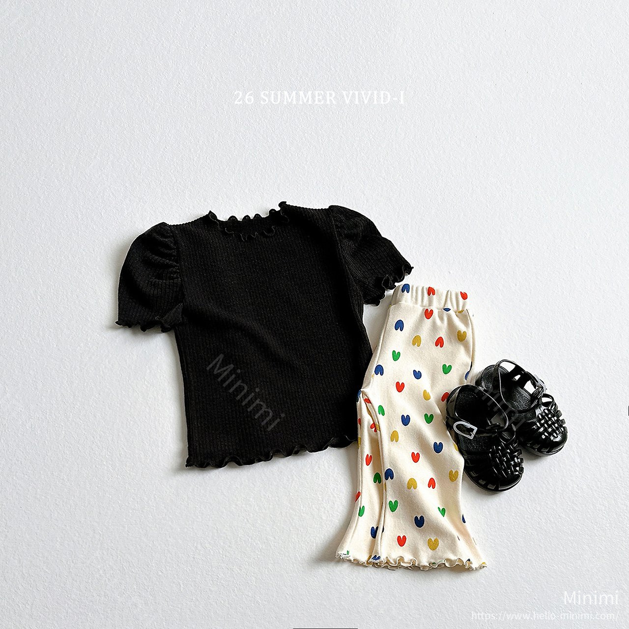 VIVID-I Pattern Flared Cropped Pants 細節圖 13