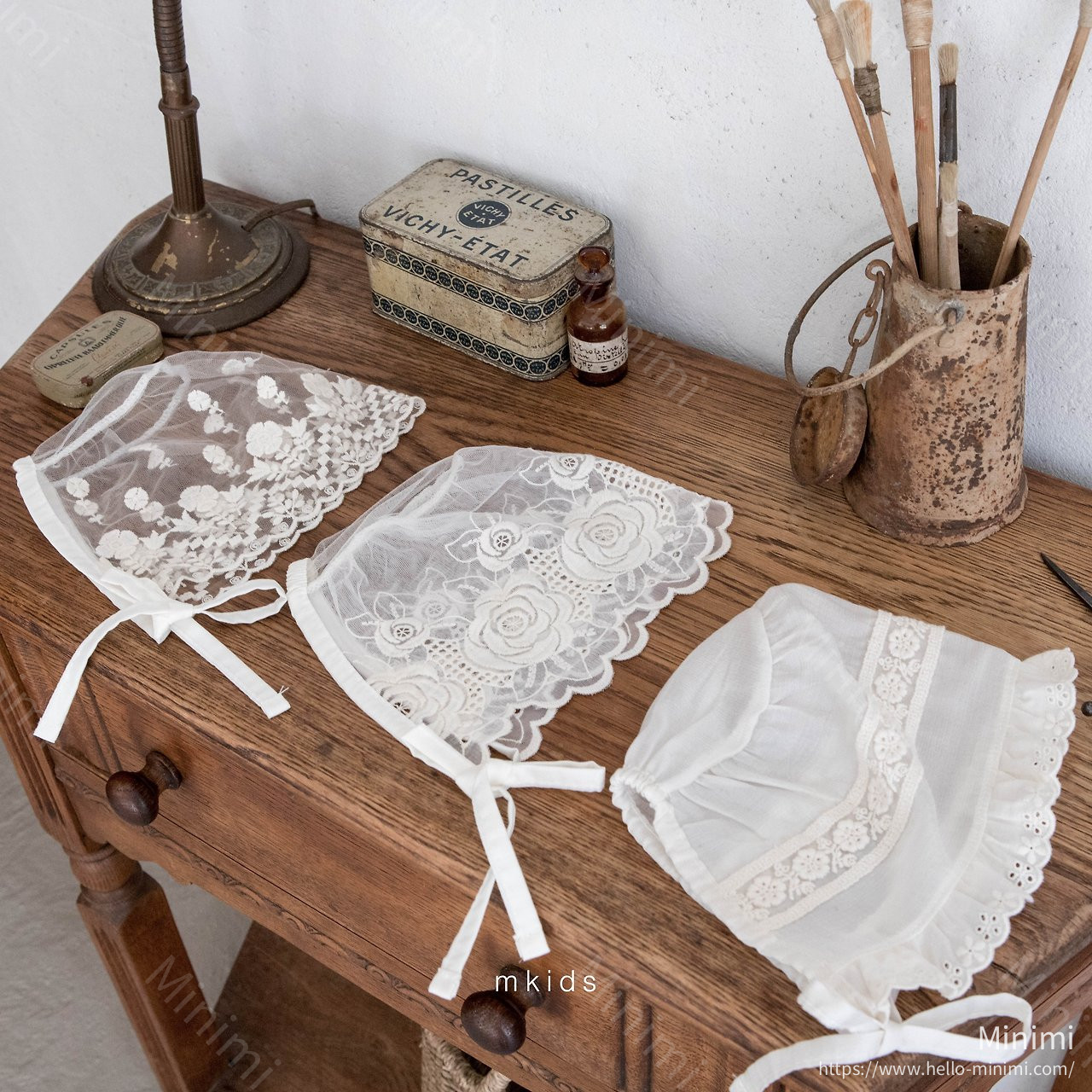 mkids Rosette Bonnet 細節圖 8