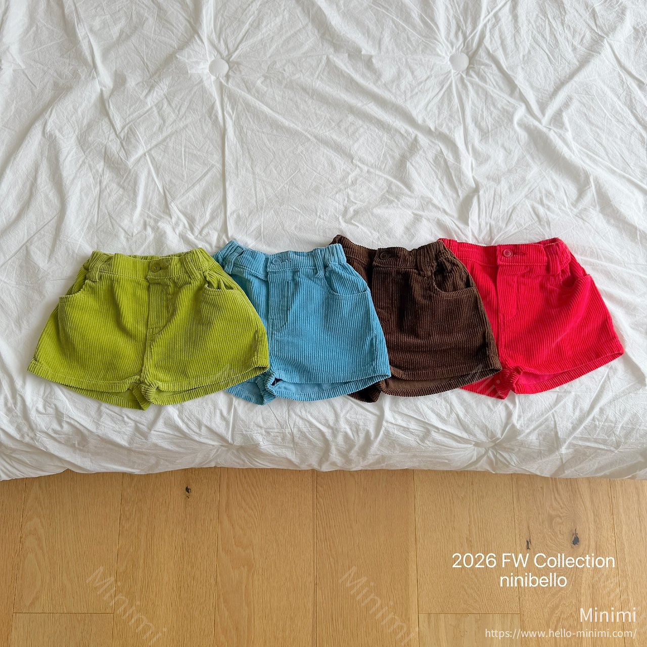 ninibello Peekaboo Corduroy Shorts 細節圖 2