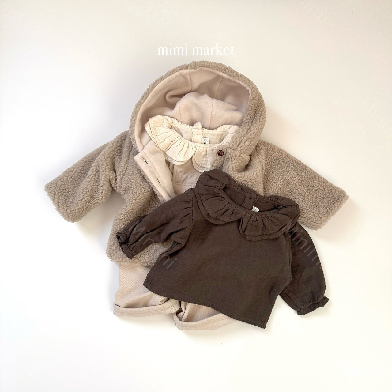 mimi-market Twill Collar Blouse 細節圖 2