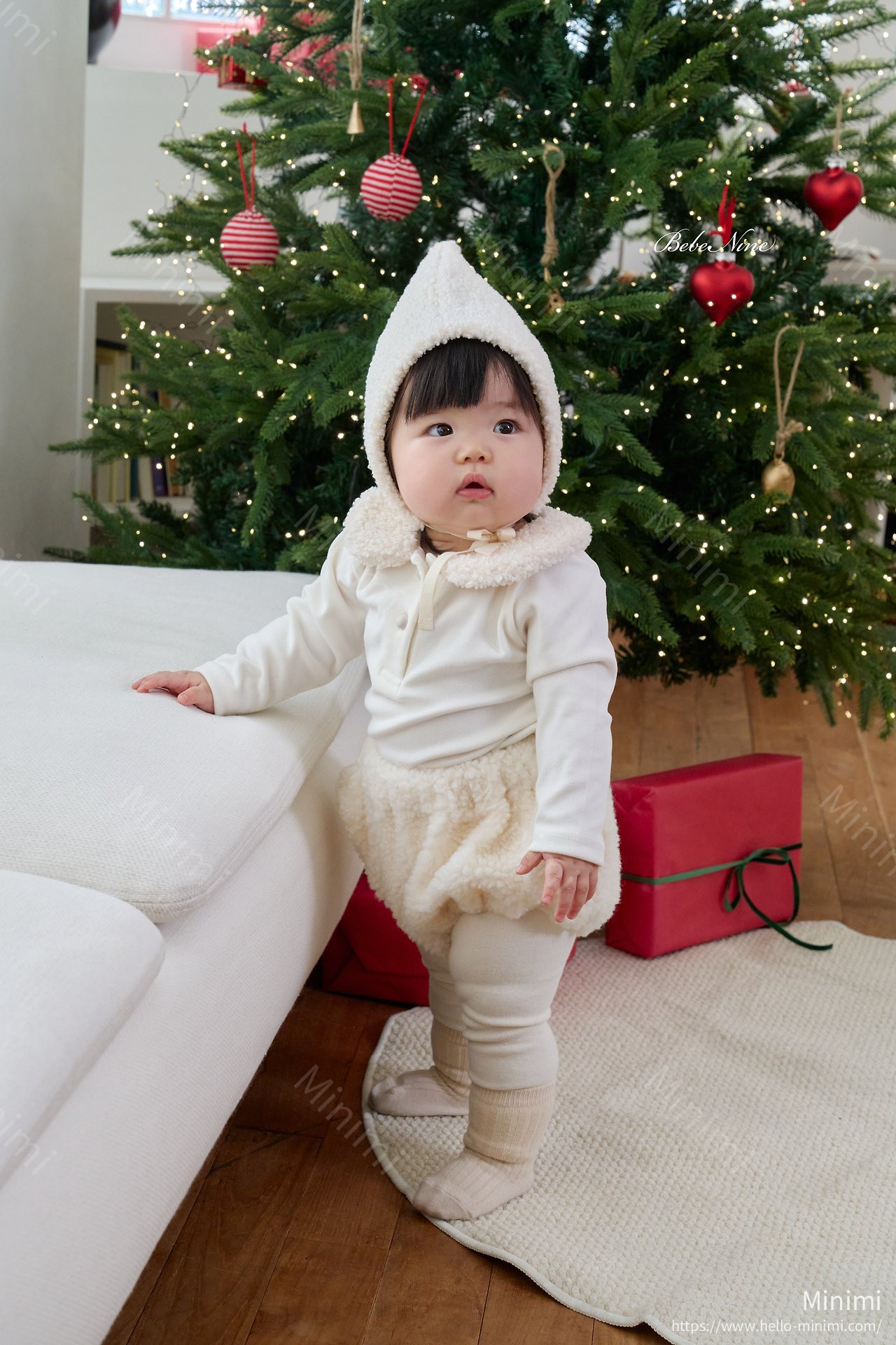 bebe nine Poodle Pointed Bonnet 細節圖 4
